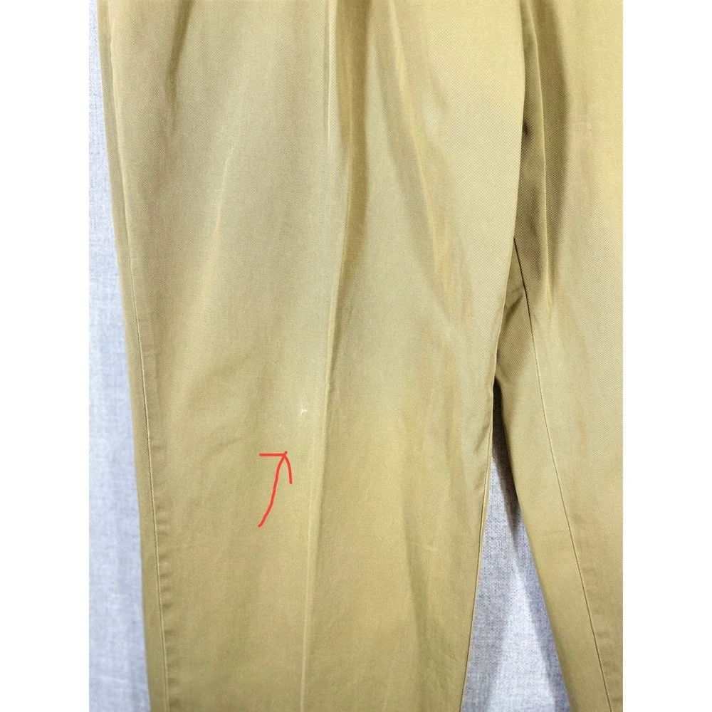 Bills Khakis Briggs Providence Men's‎ Khaki Pleated Cotton Pants Size 38